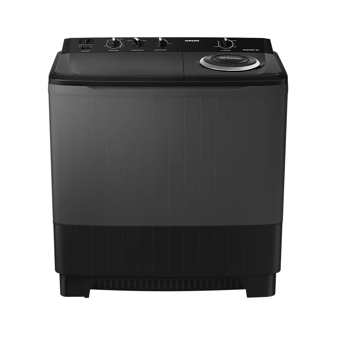Samsung Mesin Cuci Twin Tube Dengan Power Storm & Air Turbo 16 KG - WT16B5240BA